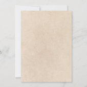 感謝祭ディナーウォーターカラートルコ秋 素朴 招待状 (裏面)