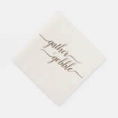 感謝祭ディナーエレガントを集める スタンダードランチョンナプキン (角)