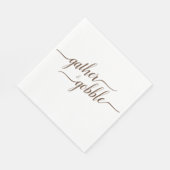 感謝祭ディナーエレガントを集める スタンダードランチョンナプキン (角)