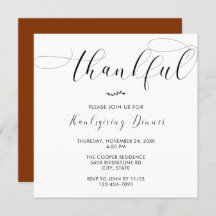 感謝祭ディナーエレガントスシンプルト