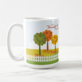 感謝祭ディナーオープンハウス コーヒーマグカップ (左)