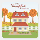 感謝祭ディナーオープンハウス スクエアシール (正面)