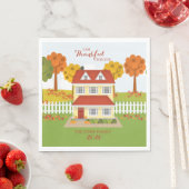 感謝祭ディナーオープンハウス スタンダードランチョンナプキン (インサイチュ)