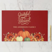 感謝祭ディナーカボチャ感謝ランチョンマット ペーパーパッド (インサイチュ)