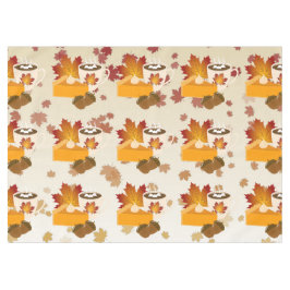 感謝祭ディナーキュイジーカボンプキンパイホットココア テーブルクロス