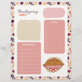 感謝祭ディナーショッピングリスト