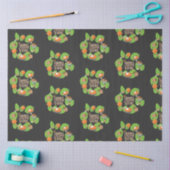 感謝祭ディナーターキーパンプキン秋緑 薄葉紙 (クラフト)