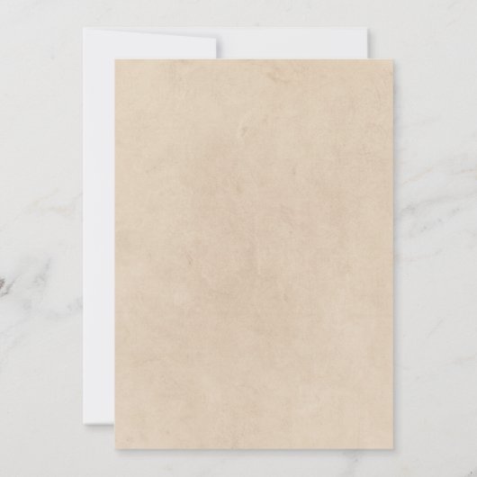 感謝祭ディナートルコ素朴ヴィンテージ秋 招待状 (裏面)