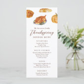 感謝祭ディナートルコ&パイウォーター素朴カラー メニュー (スタンド正面)