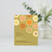 感謝祭ディナーパイプレート招待状 招待状 (スタンド正面)