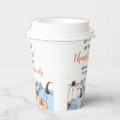 感謝祭ディナーパーティーのパーソナライズ名 紙コップ (右)