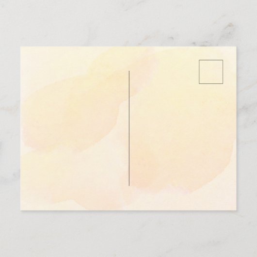 感謝祭ディナーパーティーオレンジ秋フローラブーツ インビテーションポストカード (裏面)