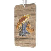 感謝祭ディナーパーティーオレンジ素朴ヴィンテージ カーエアーフレッシュナー (左)