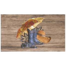 感謝祭ディナーパーティーオレンジ素朴ヴィンテージ テーブルクロス