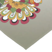 感謝祭ディナーパーティーカラフルフローラトルコ ショートテーブルランナー (コーナー)