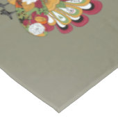 感謝祭ディナーパーティーカラフルフローラトルコ テーブルクロス (アングル)