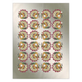 感謝祭ディナーパーティーカラフルフローラトルコ テーブルクロス (正面)