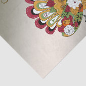 感謝祭ディナーパーティーカラフルフローラトルコ 薄葉紙 (詳細)