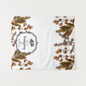 感謝祭ディナーパーティービュッフェテーブルランナー タペストリー (正面(横))