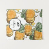 感謝祭ディナーパーティービュッフェテーブルランナー タペストリー (正面(横))