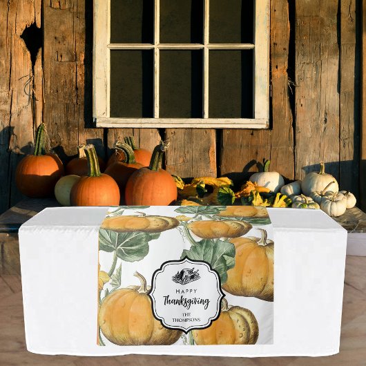 感謝祭ディナーパーティービュッフェテーブルランナー タペストリー