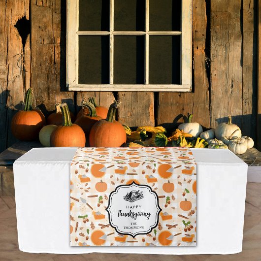 感謝祭ディナーパーティービュッフェテーブルランナー タペストリー