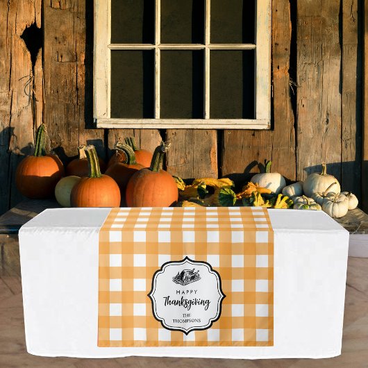 感謝祭ディナーパーティービュッフェテーブルランナー タペストリー
