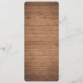 感謝祭ディナーパーティーメニューテンプレート メニュー (裏面)