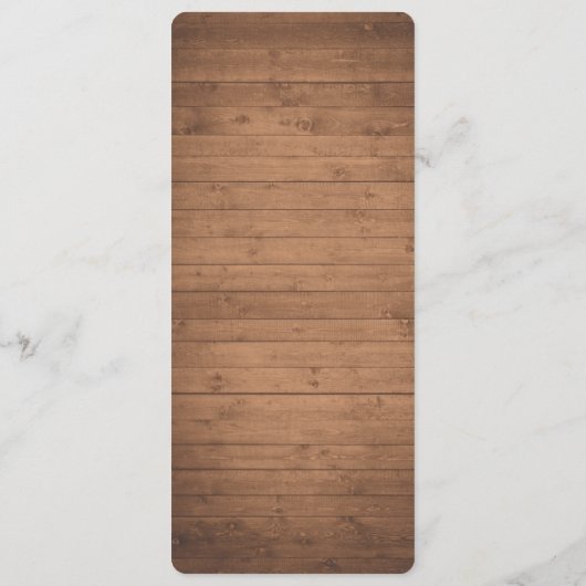 感謝祭ディナーパーティーメニューテンプレート メニュー (裏面)