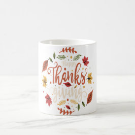 感謝祭ディナーパーティー家族の休日のギフト コーヒーマグカップ