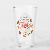 感謝祭ディナーパーティー家族の休日のギフト タンブラーグラス (裏面)