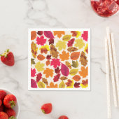 感謝祭ディナーパーティー紅葉 スタンダードカクテルナプキン (インサイチュ)