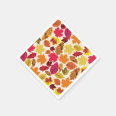 感謝祭ディナーパーティー紅葉 スタンダードカクテルナプキン (角)