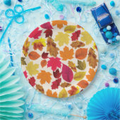 感謝祭ディナーパーティー紅葉 ペーパープレート (パーティー)