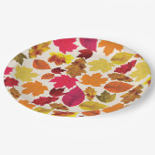 感謝祭ディナーパーティー紅葉 ペーパープレート (アングル)