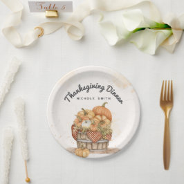 感謝祭ディナーパーティー ペーパープレート