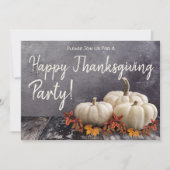 感謝祭ディナーパーティー 招待状 (正面)