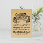 感謝祭ディナーファミおもしろいリー懇親会招待 招待状 (スタンド正面)