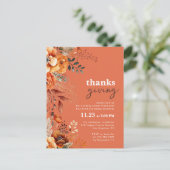 感謝祭ディナーフローラ ポストカード (スタンド正面)