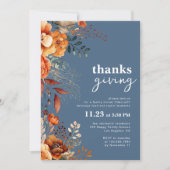 感謝祭ディナーフローラ 招待状 (正面)