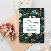 感謝祭ディナーフローラ 招待状