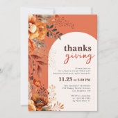 感謝祭ディナーフローラ 招待状 (正面)