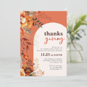 感謝祭ディナーフローラ 招待状 (スタンド正面)