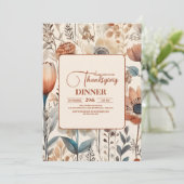 感謝祭ディナーフローラ 招待状 (スタンド正面)