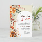 感謝祭ディナーフローラ 招待状 (スタンド正面)