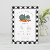 感謝祭ディナープレイドパンプキングルド葉ズ 招待状 (スタンド正面)