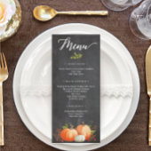 感謝祭ディナーメニュー プログラム