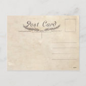 感謝祭ディナーヴィンテージはがき シーズンポストカード (裏面)