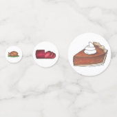 感謝祭ディナー七面鳥クランベリーパンプキンパイ コンフェッティ (正面)