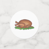 感謝祭ディナー七面鳥クランベリーパンプキンパイ コンフェッティ (スモール正面)